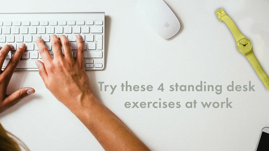 standing desk exercises at work