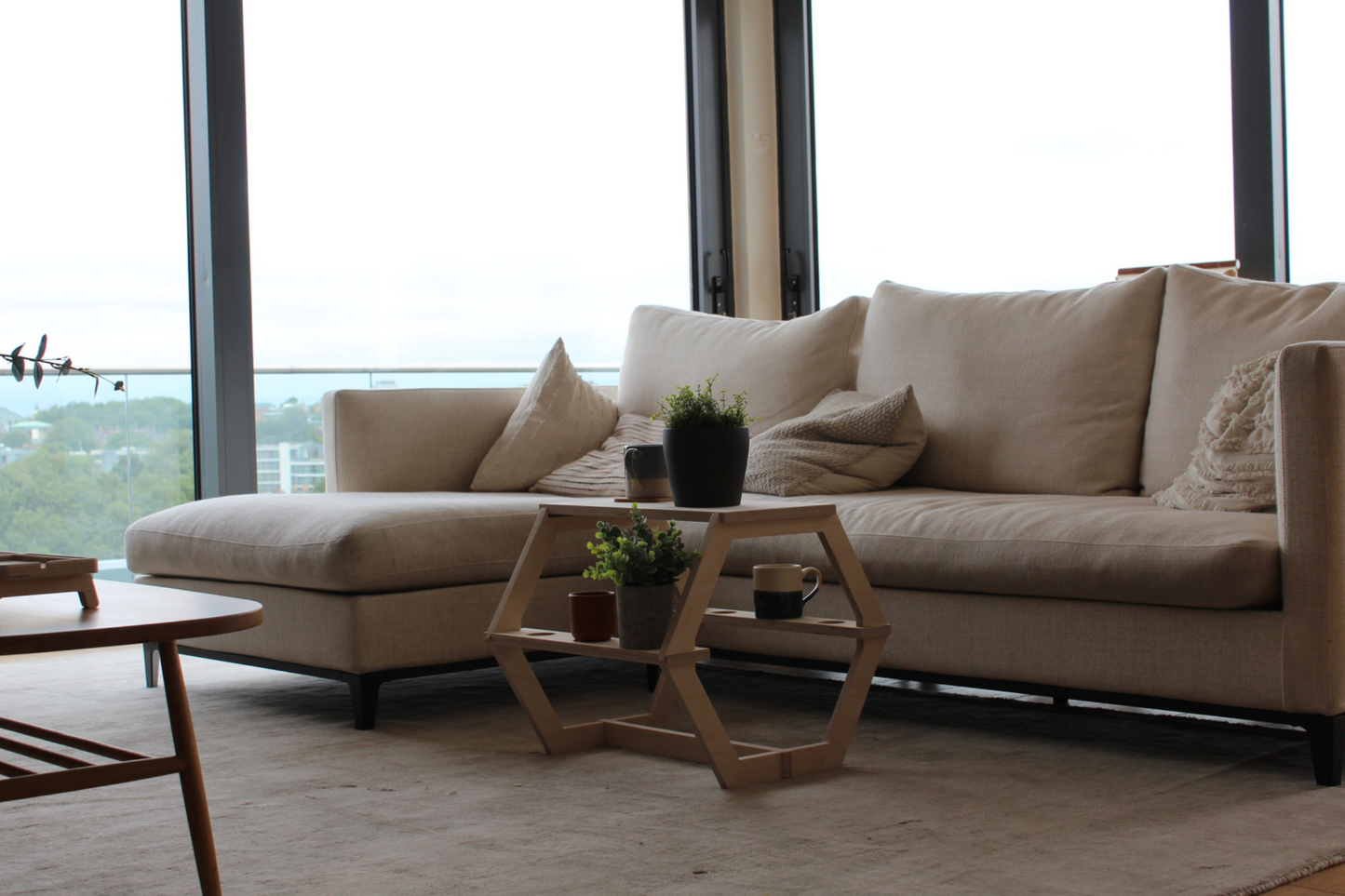Hexagonal Coffee Table