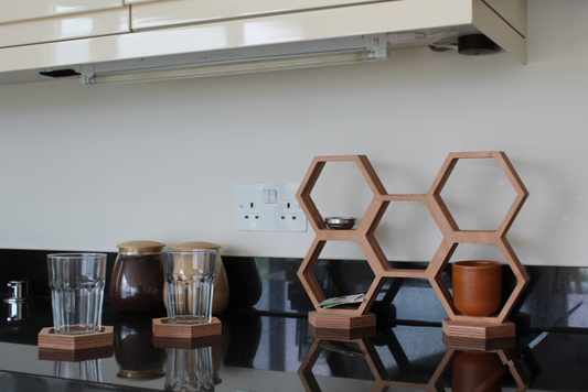 Honeycomb Spice Rack