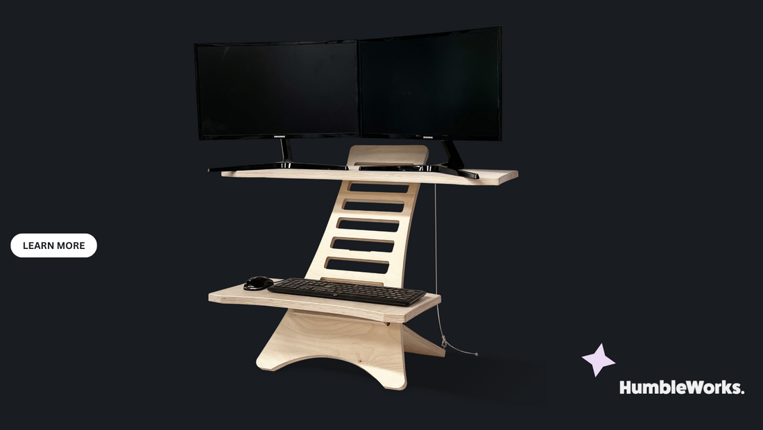 Make Any Desk a Standing Desk with HumbleWorks