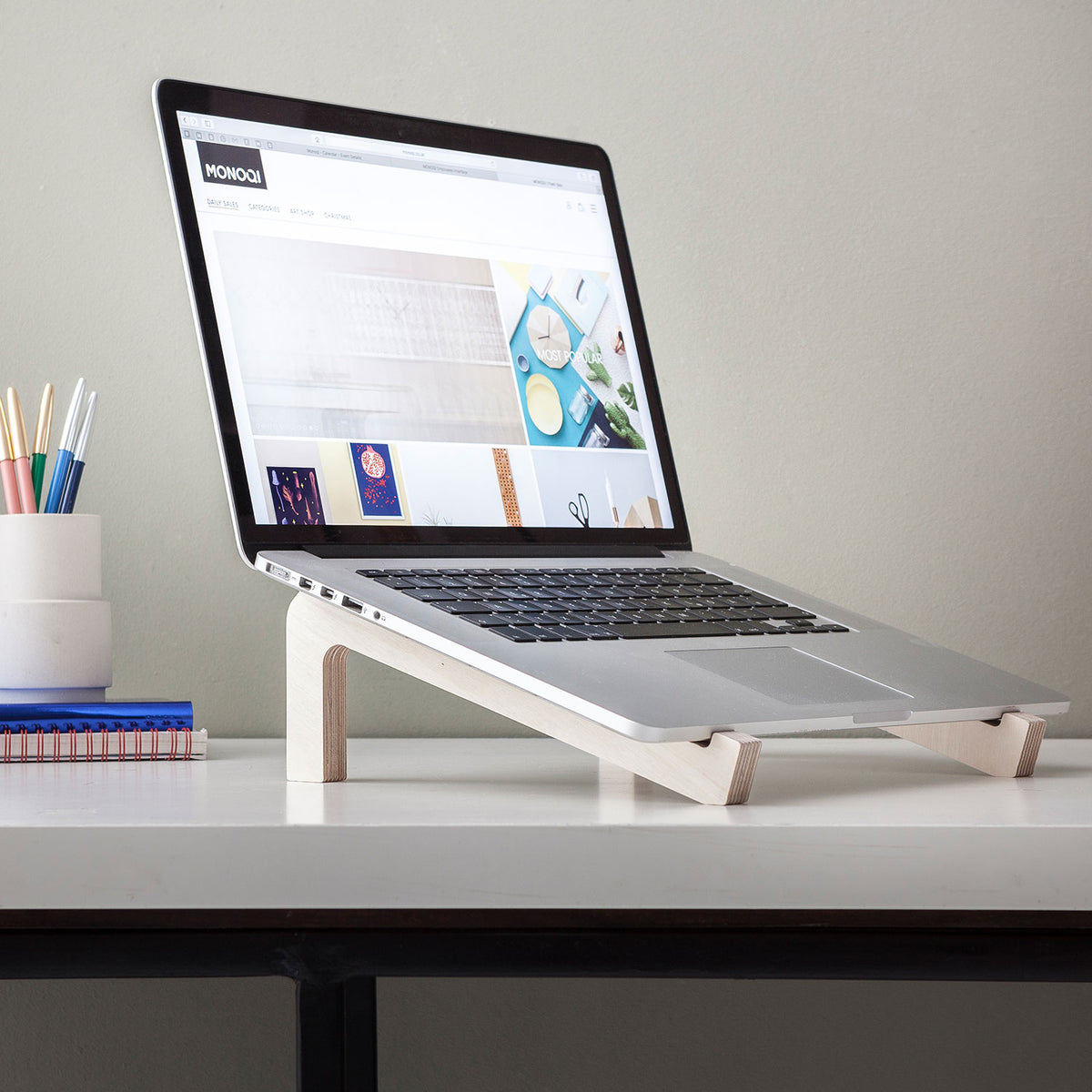 Laptop riser - HumbleWorks.